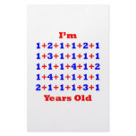 44 Years old! Personalized Stationery