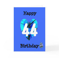 44th Birthday cards