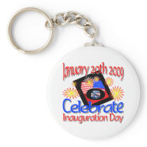 44th President  January 20th 2009 Inauguration Keychain