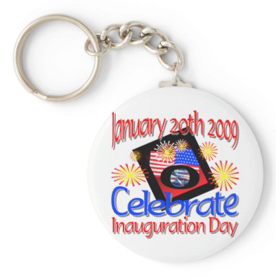 44th President  January 20th 2009 Inauguration Key Chains by fashionfiles