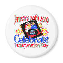 44th President  January 20th 2009 Inauguration magnets