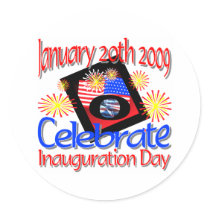 44th President  January 20th 2009 Inauguration stickers
