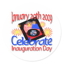 44th President  January 20th 2009 Inauguration stickers