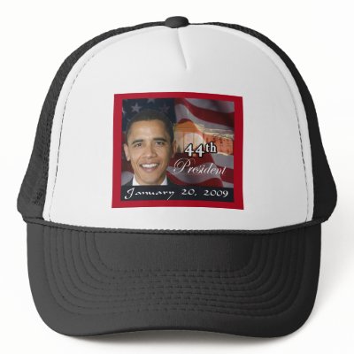 44th President Memorabilia Trucker Hats by obama_2008