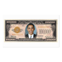 44TH President of the United States Barack Obama. Business Card Templates