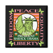 44TH PRESIDENT OF THE USA REFRIGERATOR MAGNETS
