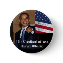 44th President of  usa, Barack Obama buttons