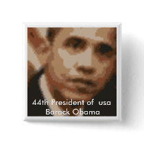 44th President of  usa Barack Obama buttons