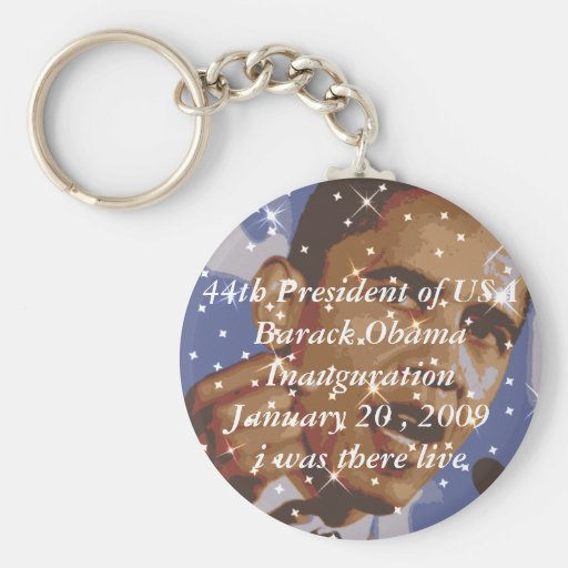 44th President of USA Barack Obama i was there liv Key Chains