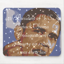 44th President of USA Barack Obama i was there liv mousepads
