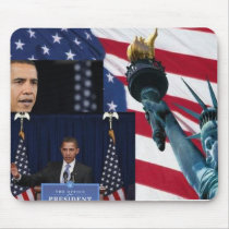 44th President of  usa, Barack Obama Mouse Pads