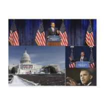 44th President of  usa, Barack Obama postcards