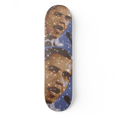 44th President of USA Barack Obama skateboard by AFRICANKOKO