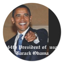 44th President of  usa, Barack Obama Sticker