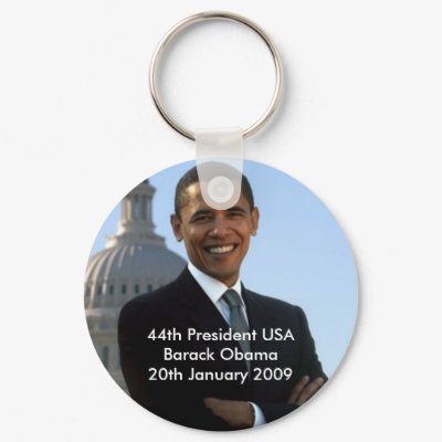 44th President USA 2009 Key Chain by 16Sweet16