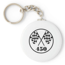 450 Checkered Flag Key Chains