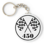 450 Checkered Flag Key Chains