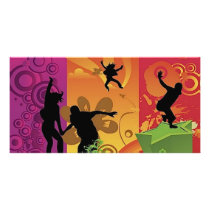 4532-Happiness-is-colorful Picture Card