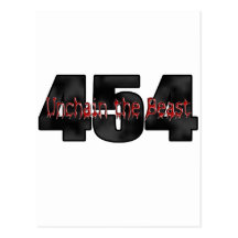 454 Big Block Beast Post Card