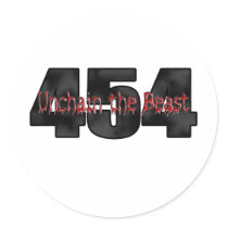 454 Big Block Beast Stickers