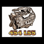 454 LS5 Engine postcards