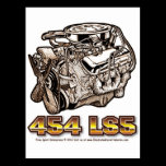 454 LS5 Engine postcards