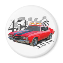454 SS REFRIGERATOR MAGNET