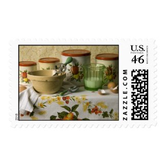 4558 Kitchen Canisters Still Life Stamps
