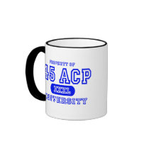 45 ACP University mugs by universityshirts 45 ACP University mugs