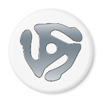 45 Adapter Fridge Magnet