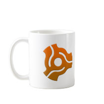 45 Adapter - Turntable Vinyl Record DJ Disc Jockey Mug