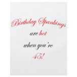45 Birthday Spanking Personalized Flyer