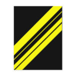 45 Degree Yellow Minimalist art Post Card