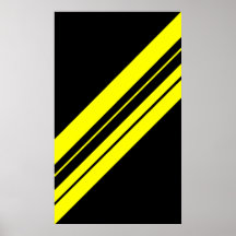 45 Degree Yellow Minimalist art Print