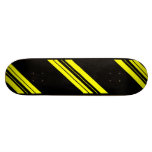 45 Degree Yellow Minimalist art skateboards