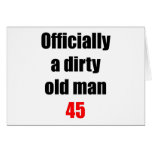 45  Dirty Old Man Card