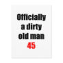 45  Dirty Old Man Post Cards