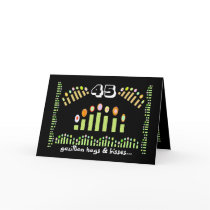 45 Gazillion Hugs & Kisses - Happy 45th Birthday! Greeting Cards