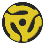 45 Record Adapter Stickers