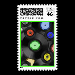 45 Records Postage stamps