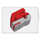  - Go 3D with this 45 RPM design.: Sizes 