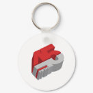 round_keychain - Go 3D with this 45 RPM design.: Sizes 