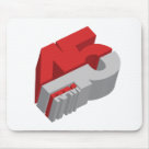 standard_mousepad - Go 3D with this 45 RPM design.: Sizes 