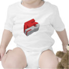 infant_creeper - Go 3D with this 45 RPM design.: Sizes  Available colors: white
