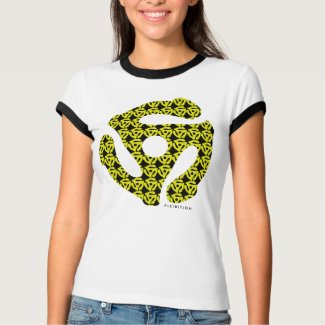 45 RPM Adapter Music Girl T-Shirt shirt