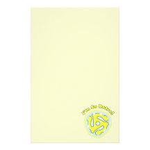45 RPM Adapter So Retro Stationery Paper