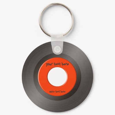 45 RPM Keychain by LisaDHV