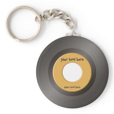 45 RPM Keychain by LisaDHV