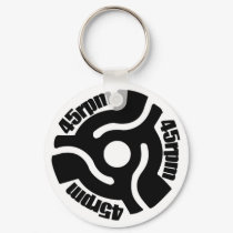 45 rpm keychain