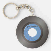 45 RPM Keychain